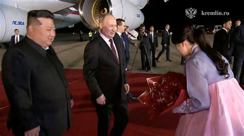 korean por n|See North Korea roll out the red carpet for Putin’s arrival.